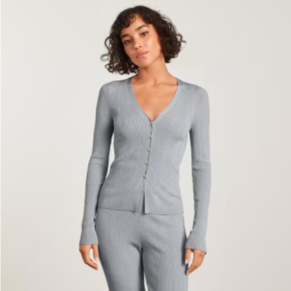 NWT Everlane ribbed cardigan